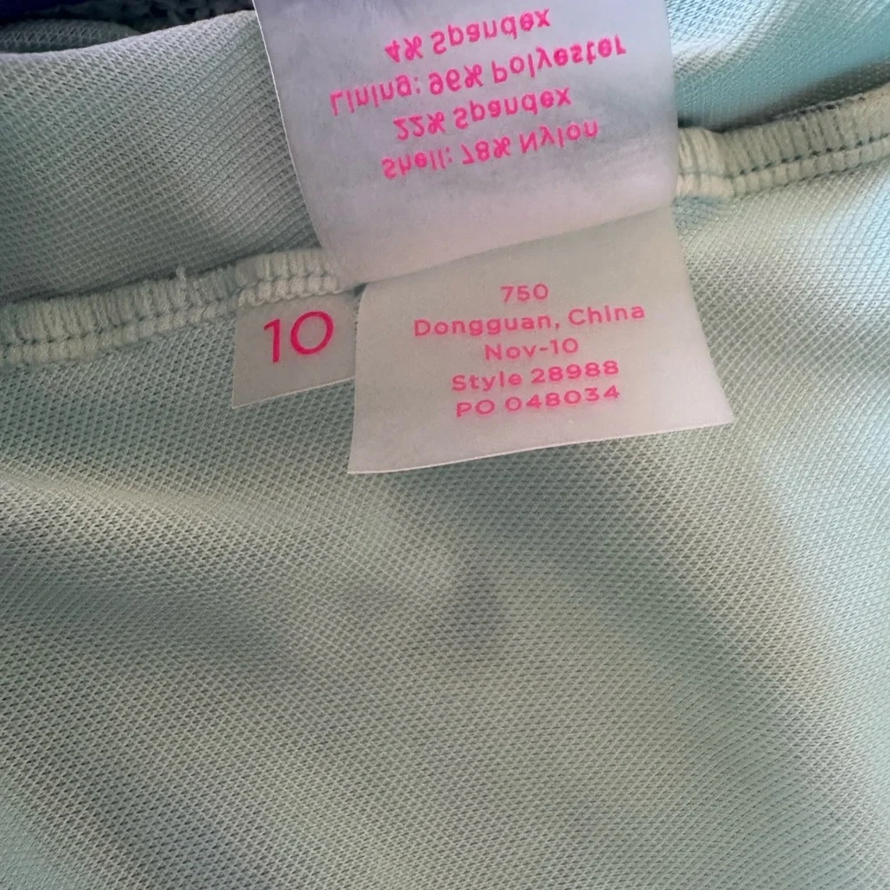 Lilly Pulitzer Navy and Green Kids One Piece - Picture 3 of 12